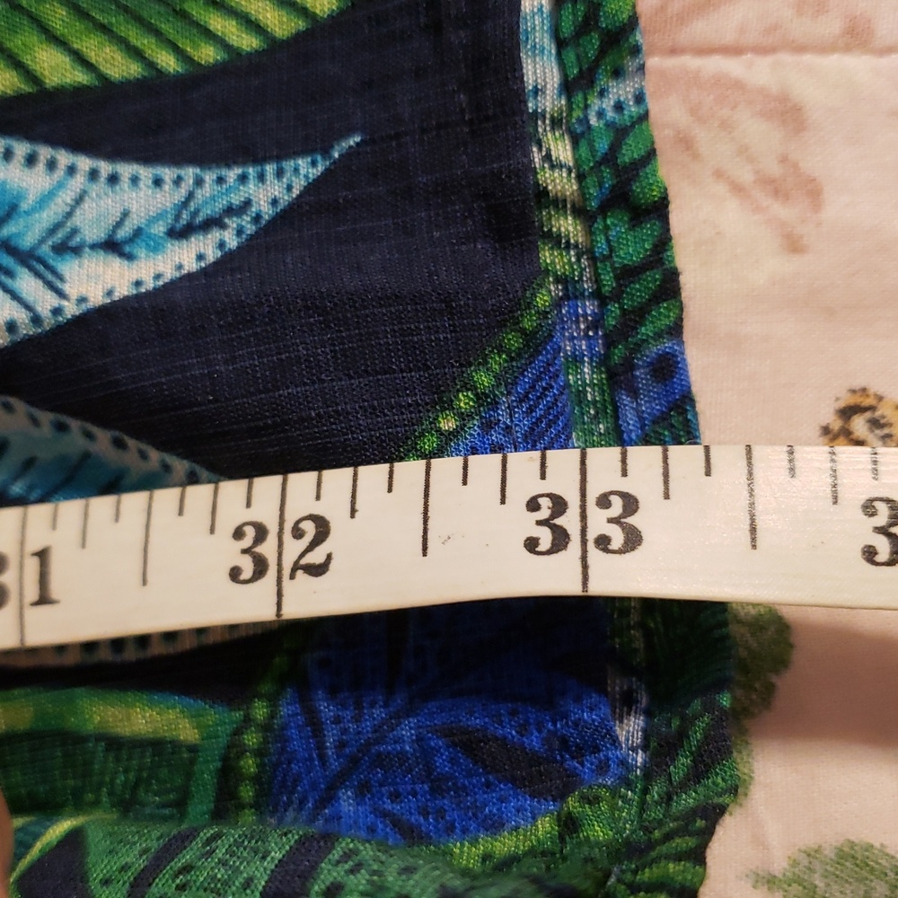 RACHEL ZOE Floral Green and Blue Matching Skirt Set L - Picture 12 of 14
